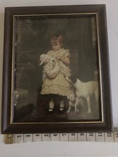 Vintage Framed Print Puppy Love by Charles Burton Barber (1836-1893)