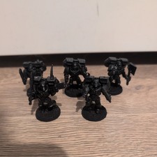 Space Marines  Marine Jump Pack Assault Squad 40k X5 Old 
