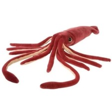 Cute Wine Red Squid Sea Animal