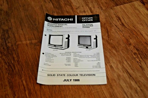 Rare hitachi cpt1474 cpt1476 - rare,
