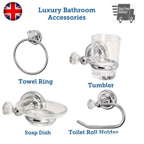 Luxury diamante bathroom - luxury,