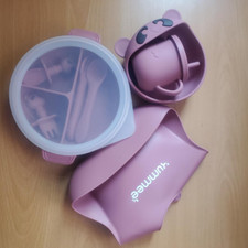 Baby Weaning Set | 9PC Toddler Feeding Set | Suction  plate & Bowl | Cup etc