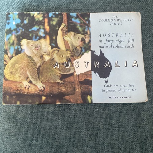 Lyons tea cards 1958 australia - lyons,