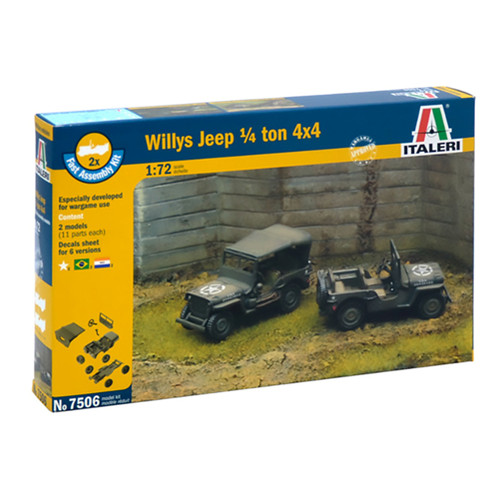 Italeri 7506 willys jeep - italeri,