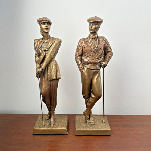 Pair large austin sculpture - pair, of