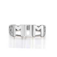 Ladies Real Solid Sterling 925 Silver MUM Ring Sizes K to U in Stock