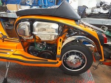 Lambretta stainless XL tank, toolbox & mudguard under panel kit