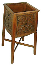 JARDINERE ORIGINAL 19thC VICTORIAN PLANT STAND  ANTIQUE CARVED WOOD