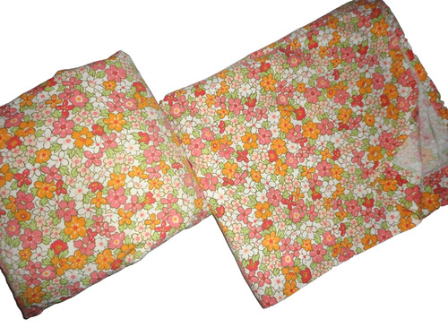 Vintage pink orage green - vintage,