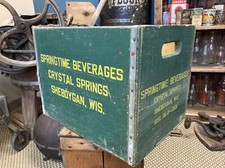 Wooden Soda Crate Springtime