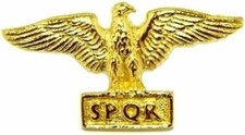 Roman Eagle (Aquila) Pin Badge