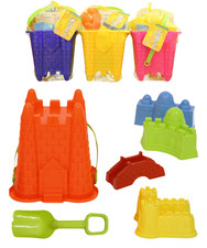 7?Pcs Kids Beach Castle Bucket
