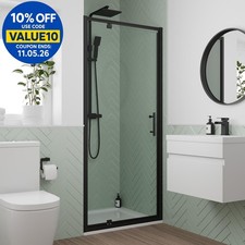 Luxura Pivot Shower Door 900mm