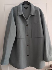 Whistles Green Wool Shacket