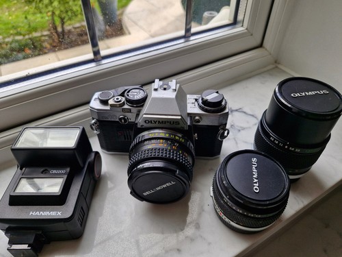 Olympus om10 35mm film - film, slr