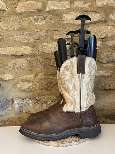 Justin mens brown - brown, cream
