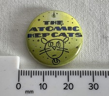 THE ATOMIC HEP CATS Indie Rock Music Retro Collectable Pin Badge / Button