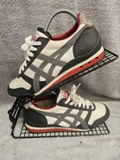 Onitsuka Tiger Red & Black Trainers HN201 UK 4.5 EU 37.5 Ultimate 81