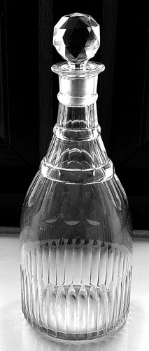 Antique glass decanter - antique,