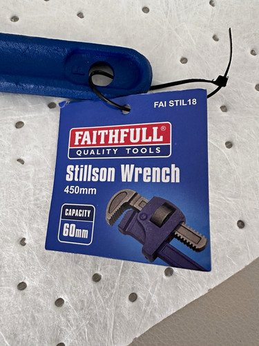 Faithfull stillson wrench - stillson,