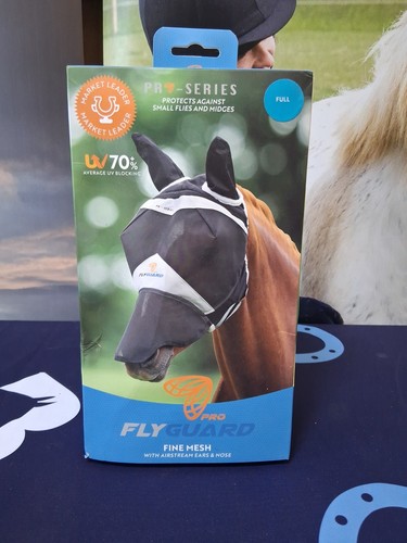 Shires black fly mask - fly,