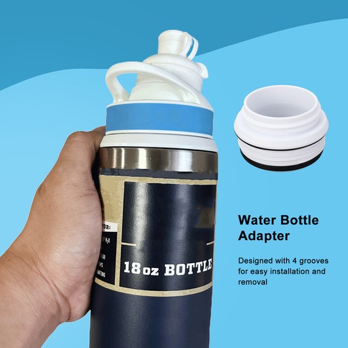 Water bottle adapter for - water,