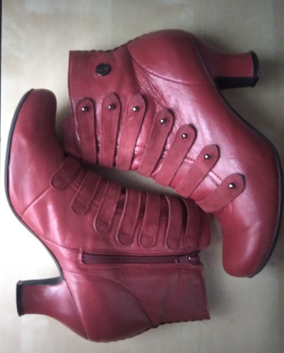 Ladies hush puppies red - ladies,