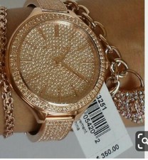 MICHEAL KORRS RUNWAY SLIMLINE LADIES ROSE GOLD WATCH  MK3251 R. R. P £350
