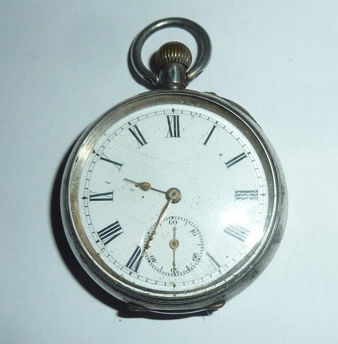 Antique silver ladies swiss - silver,