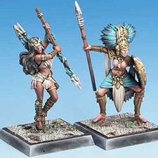 AMA 030 Freebooter's Fate Amazons 2021 Atl Atl & Temple Guard Jungle Warriors