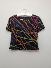 Stunning Vintage Caroline Charles Beaded Embroidered Top Uk 12 