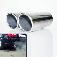 Twin Exhaust Tip Trim Pipe