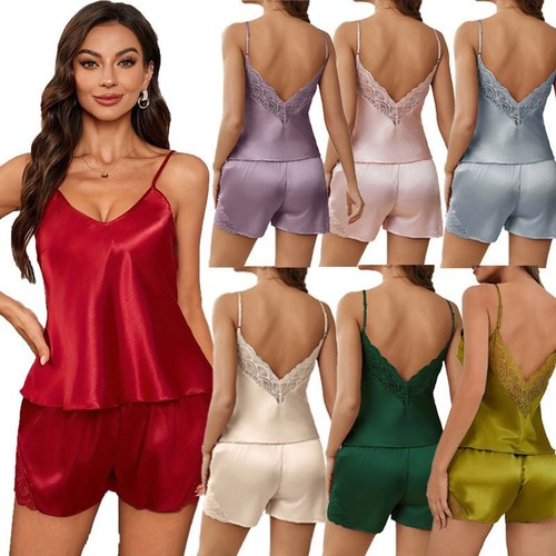 Sexy lace silk satin cami - silk,