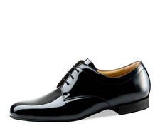 Werner Kern - Men's Patent Dance Shoe - 28012 Arezzo - Black