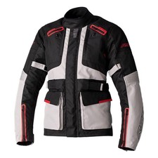 RST Endurance CE Ladies Motorcycle Jacket Black Silver Red