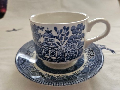 Churchill blue willow each - churchill,
