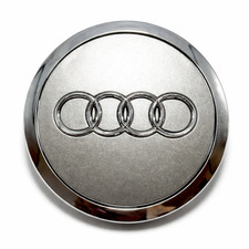 69mm Audi Silver Wheel Center