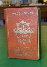 Vintage Waddingtons 1930’s Lexicon Card Game  in Excellent Condition.