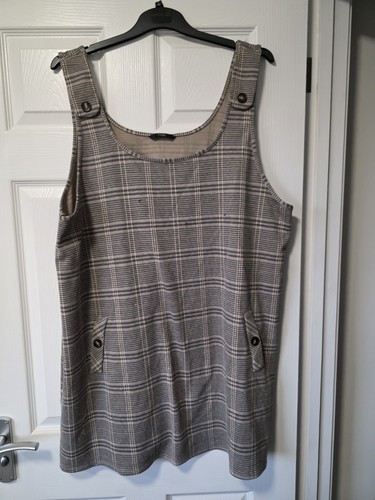 Size pinafore dress beige - 24,