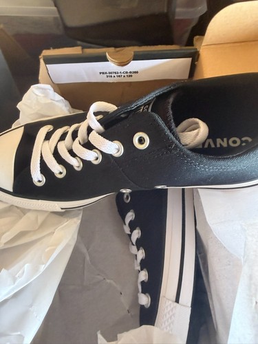 New box converse black - new,