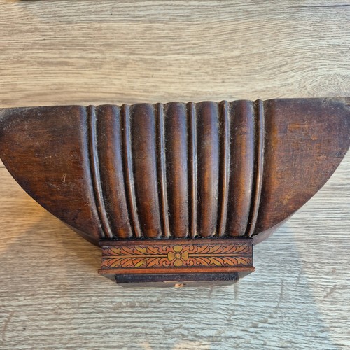 Antique wood wall clock - antique,