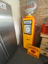 Large Retro Shell Oil Enamel Metal Garage Workshop Advertising Sign