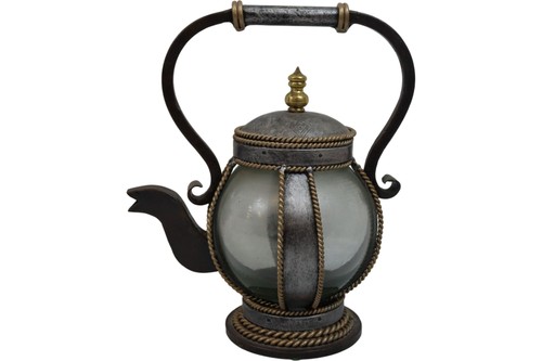 Vintage metal teapot - teapot, with