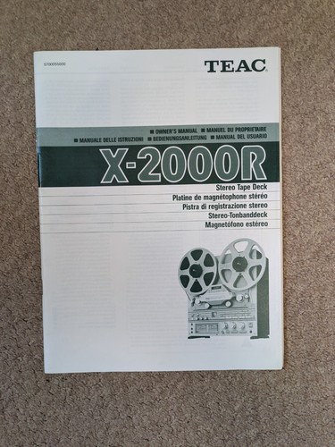 Teac 2000r reel - to,
