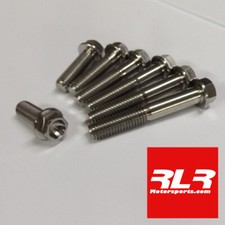 M6 Titanium Hex Head Flange Bolt  M6x20mm