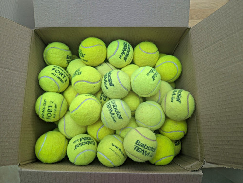 100 used tennis - 100,