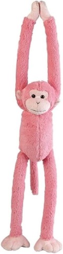 Ravensden pink hanging monkey - ravensden,