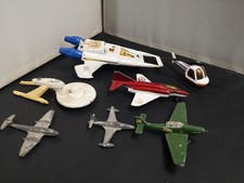 M549-MIXED JOBLOT OF PLANES AND A HELICOPTER INC MATCHBOX,DINKY AND CORGI