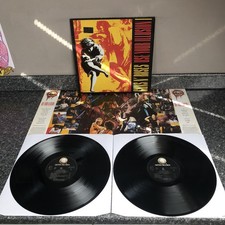 2LP VINYL  GUNS N ROSES USE YOUR ILLUSION 1  GEF 24415 EUROPE 1ST PRESS EX/EX