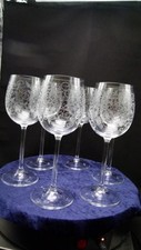 Large Harlequin etched crystal
